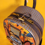 Loungefly Disney Lilo & Stitch Fall Autumn Leaves Glitter Mini Backpack