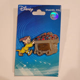 Snow White Dopey Dwarf Gem Diamond Mine Cart Enamel Pin Exclusive