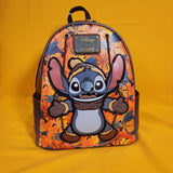 Loungefly Disney Lilo & Stitch Fall Autumn Leaves Glitter Mini Backpack