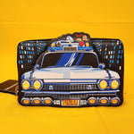 Ghostbusters Ecto-1 Glow In The Dark Zip Around Wallet