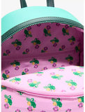 Loungefly Disney Tangled Pascal Floral Pose Sidekick Mini Backpack