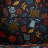 Loungefly Disney Lilo & Stitch Fall Autumn Leaves Glitter Mini Backpack