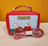 Peanuts Charlie Brown Snoopy Red Lunchbox Crossbody Handbag
