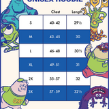 Monsters Inc University Varsity Hoodie Size Medium