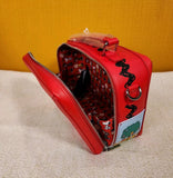Peanuts Charlie Brown Snoopy Red Lunchbox Crossbody Handbag