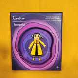 Loungefly Coraline Doll Coraline Moving Limited Edition Enamel Pin 3" NEW