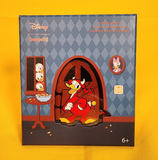 Donald Duck Trick or Treat Hinged LE 3" Pin Huey Dewey Louie