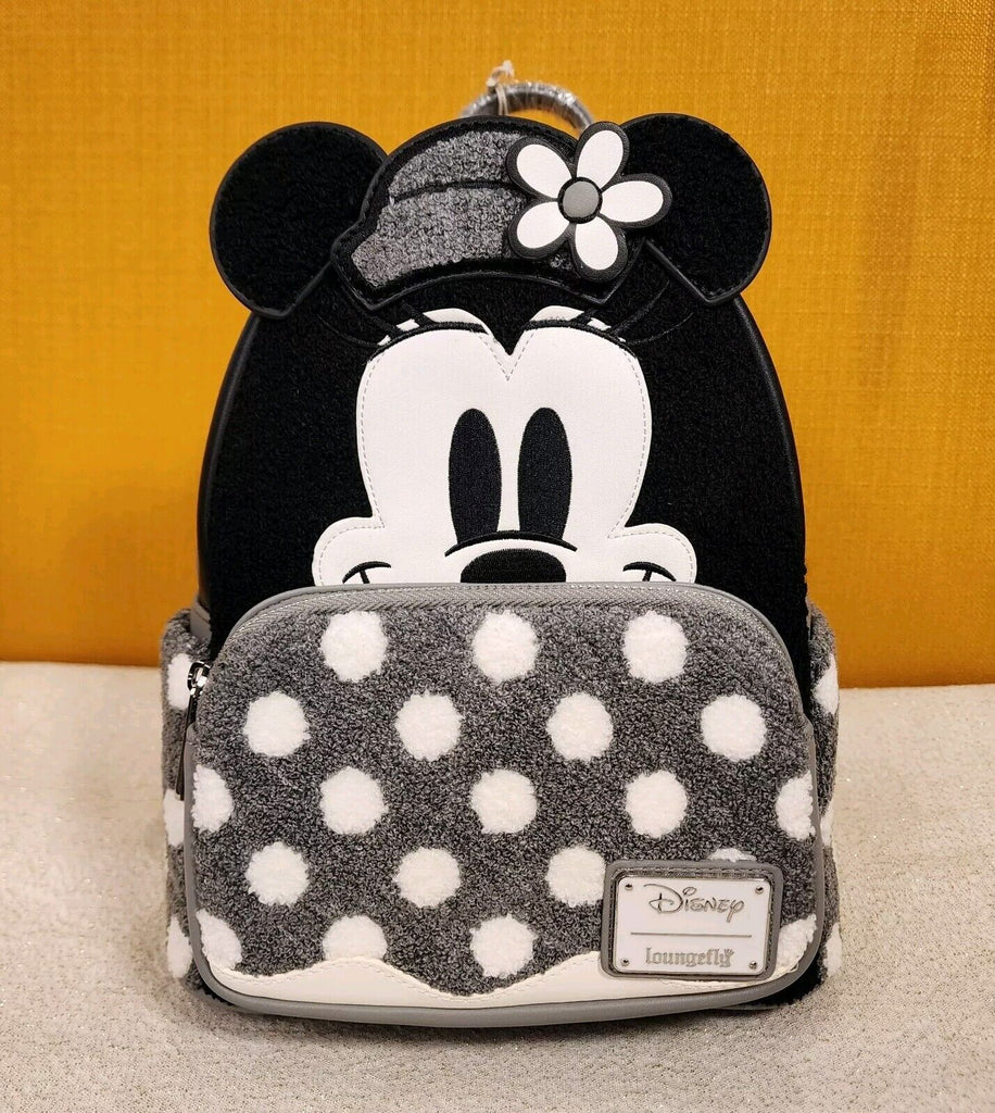 Minnie Mouse Steamboat Willie Figural Chenille Mini Backpack – Get Lojos Mojo