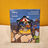 Mickey Minnie Brave Little Tailor Carousel Sliding 3" LE Pin