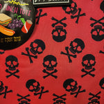 Betsey Johnson Skull Bones Pink Zip Top Insulated Lunch Tote