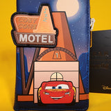 Loungefly Disney Pixar Cars Cozy Cone Motel Lighting McQueen GID Flap Wallet