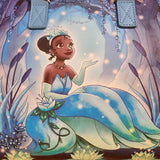 Loungefly Disney The Princess And The Frog Tiana Firefly Satchel Blue Handbag
