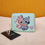 Angel & Stitch Corduroy Zip Around Wallet