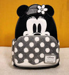 Minnie Mouse Steamboat Willie Figural Chenille Mini Backpack