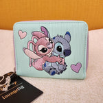 Angel & Stitch Corduroy Zip Around Wallet