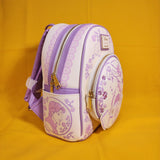 Loungefly Disney Princess Tangled Rapunzel Sketched Purple Mini Backpack