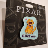 Pixar UP Dug Dog I Love You Enamel Pin