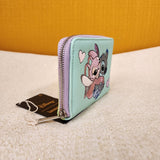 Angel & Stitch Corduroy Zip Around Wallet