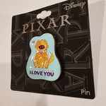 Pixar UP Dug Dog I Love You Enamel Pin