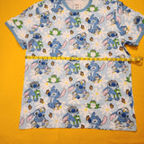 Loungefly Disney Lilo and Stitch Springtime Ducks Frog Daisy T Shirt XL