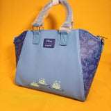 Loungefly Disney The Princess And The Frog Tiana Firefly Satchel Blue Handbag