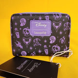 Villains Floral Icons Ursula Cruella Evil Queen Zip Wallet
