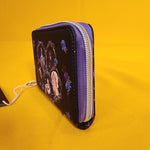 Villains Floral Icons Ursula Cruella Evil Queen Zip Wallet