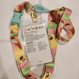 Spongebob Sqaure Pants Patrick Ice Cream Lanyard ID Holder