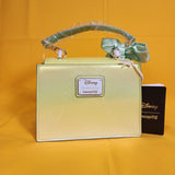 Loungefly Disney Peter Pan Tinker Bell Flower Iridescent Green Crossbody Bag NEW