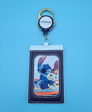 Loungefly Disney Lilo and Stitch Scrump Bedtime Retractable Lanyard ID Holder