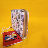 Loungefly Sanrio Hello Kitty And Friends Floral AOP Soft Tag Zipper Wallet