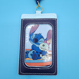 Loungefly Disney Lilo and Stitch Scrump Bedtime Retractable Lanyard ID Holder