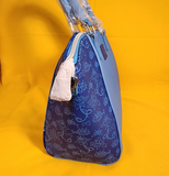 Loungefly Disney The Princess And The Frog Tiana Firefly Satchel Blue Handbag