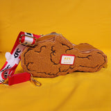 Loungefly KFC Fried Chicken Drumstick Sherpa Crossbody Bag Fast Food