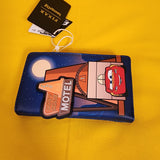 Loungefly Disney Pixar Cars Cozy Cone Motel Lighting McQueen GID Flap Wallet