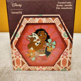 Moana and Pua Floral Glitter Limited Edition Pin