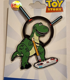 Toy Story Rex Dino Playing Video Games Enamel Pin Palm Exclusive