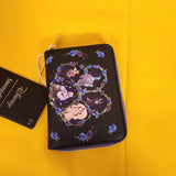 Villains Floral Icons Ursula Cruella Evil Queen Zip Wallet