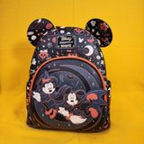 Loungefly Disney Mickey & Minnie Halloween Ears Glow-in-the-Dark Mini Backpack