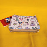 Loungefly Sanrio Hello Kitty And Friends Floral AOP Soft Tag Zipper Wallet