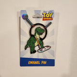 Toy Story Rex Dino Playing Video Games Enamel Pin Palm Exclusive