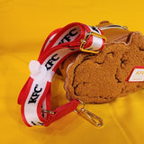 Loungefly KFC Fried Chicken Drumstick Sherpa Crossbody Bag Fast Food