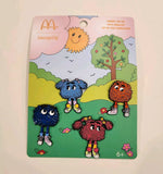 Mcdonalds Fry Gang Fry Guys 4 Piece Pin Set