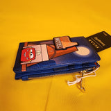 Loungefly Disney Pixar Cars Cozy Cone Motel Lighting McQueen GID Flap Wallet