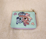 Angel & Stitch Corduroy Zip Around Wallet