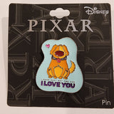 Pixar UP Dug Dog I Love You Enamel Pin