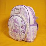 Loungefly Disney Princess Tangled Rapunzel Sketched Purple Mini Backpack