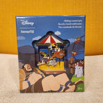 Mickey Minnie Brave Little Tailor Carousel Sliding 3" LE Pin