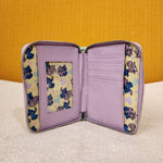 Angel & Stitch Corduroy Zip Around Wallet