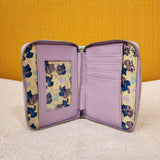 Angel & Stitch Corduroy Zip Around Wallet